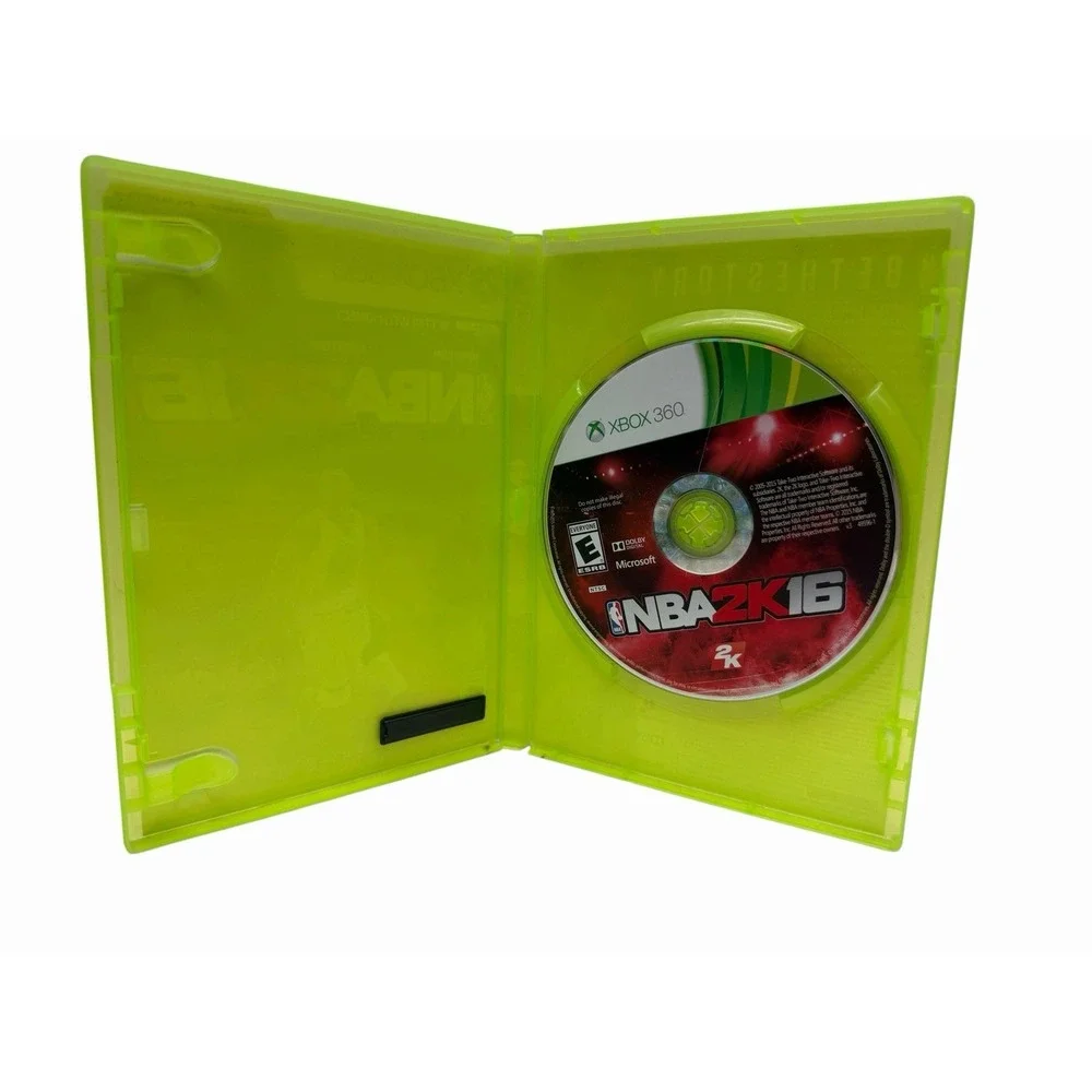 NBA 2K16 Xbox 360 Game Complete Case & Disc No Manual Tested Works